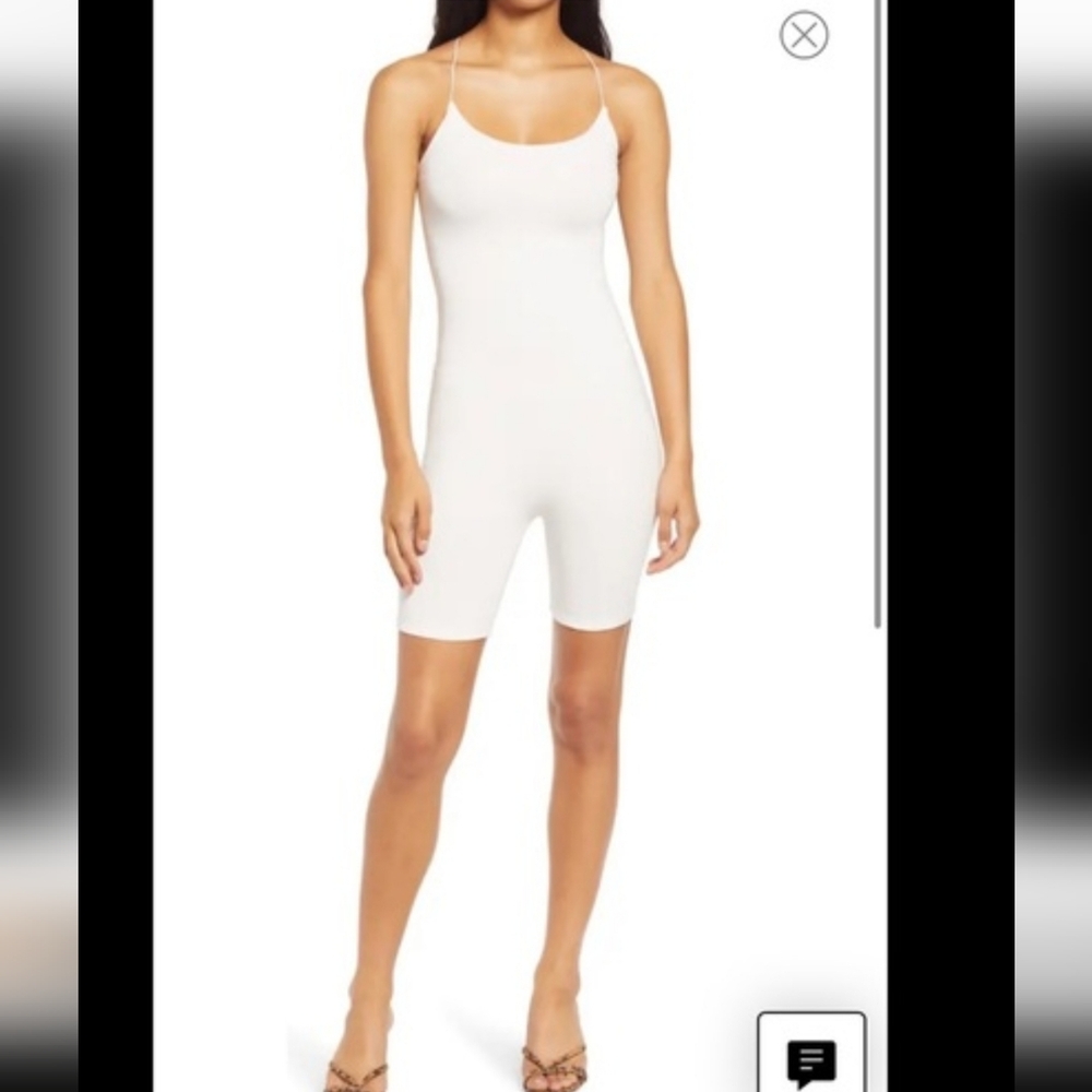 Naked Wardrobe White Romper